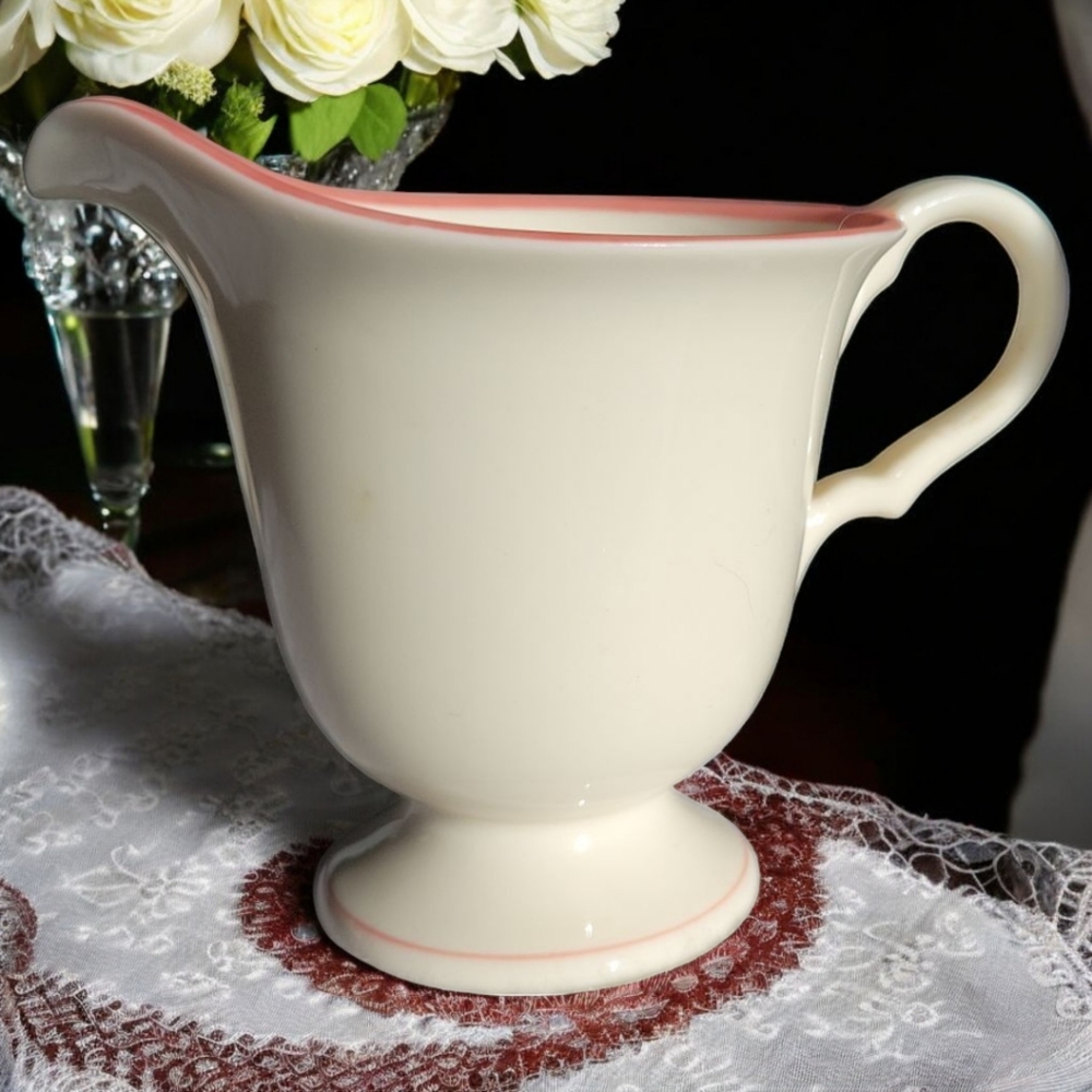 1 Vtg 1920s Pickard Coffee Creamer Cream Pitcher Syrup Honey USA